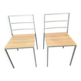 Set of 2 Calligaris chairs