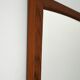 Danish rectangular teak mirror by Aksel Kjersgaard