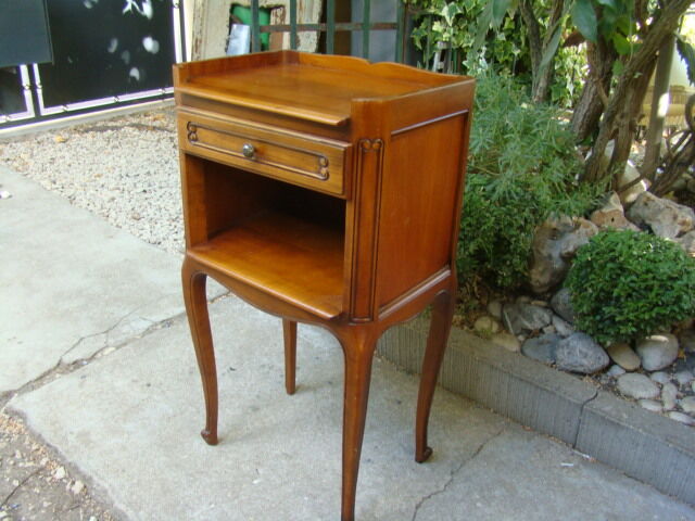 Old cherry bedside