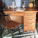 Solid wood school teacher desk