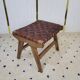 Moroccan wooden stool handmade,