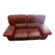 Leather sofa, 2 seats, Roche-Bobois brand