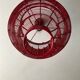Vintage metal cage chandelier from the 80s