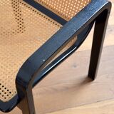 Wooden armchair and canning 60/70s