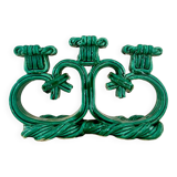 Ceramic candle holder signed Vallauris