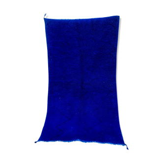 Tapis berbère azilal bleu majorelle 125x220cm