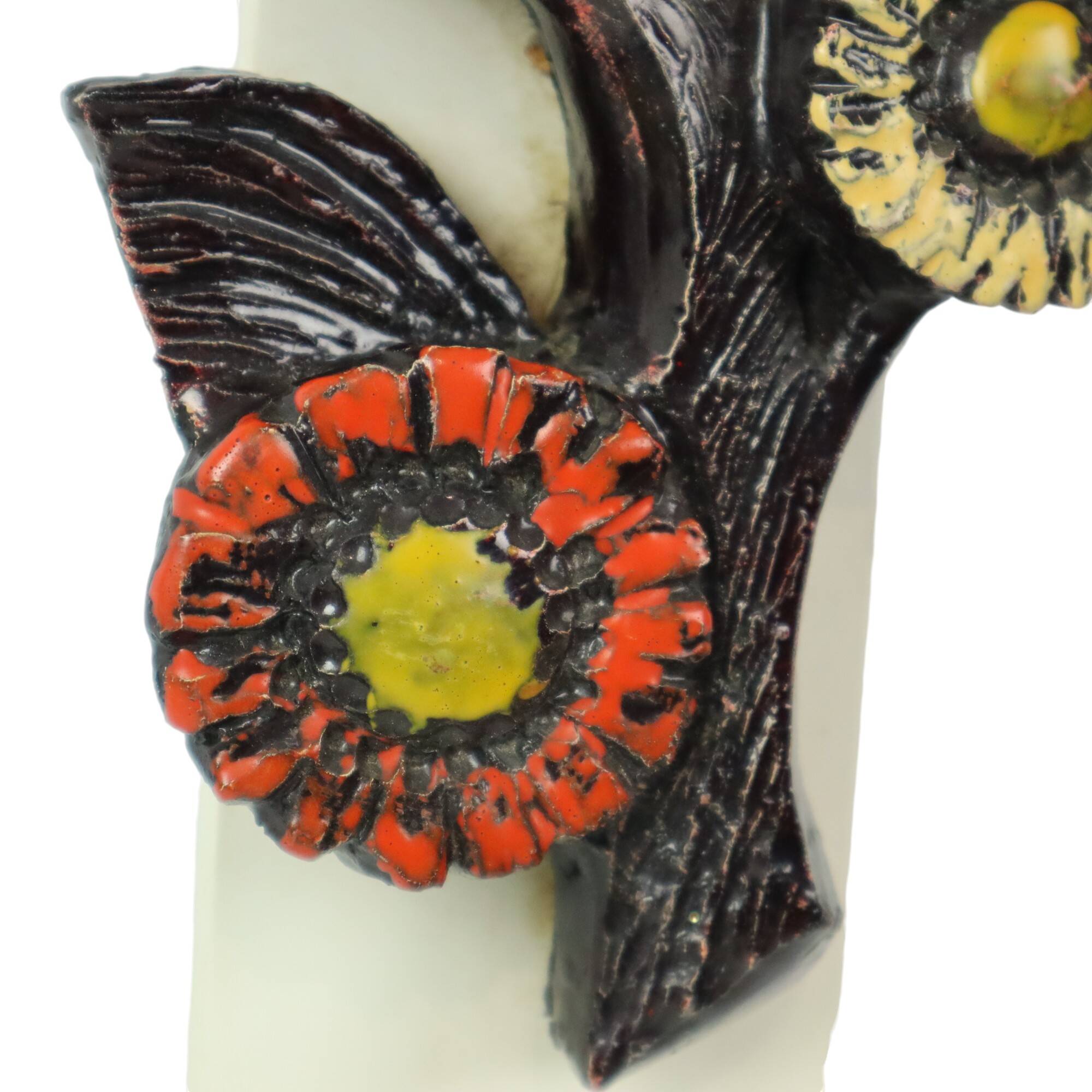 Ars Munda Flowers Wall Decoration Brutalism 1960s