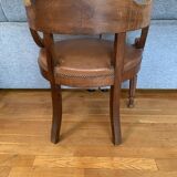 Mahogany office chair