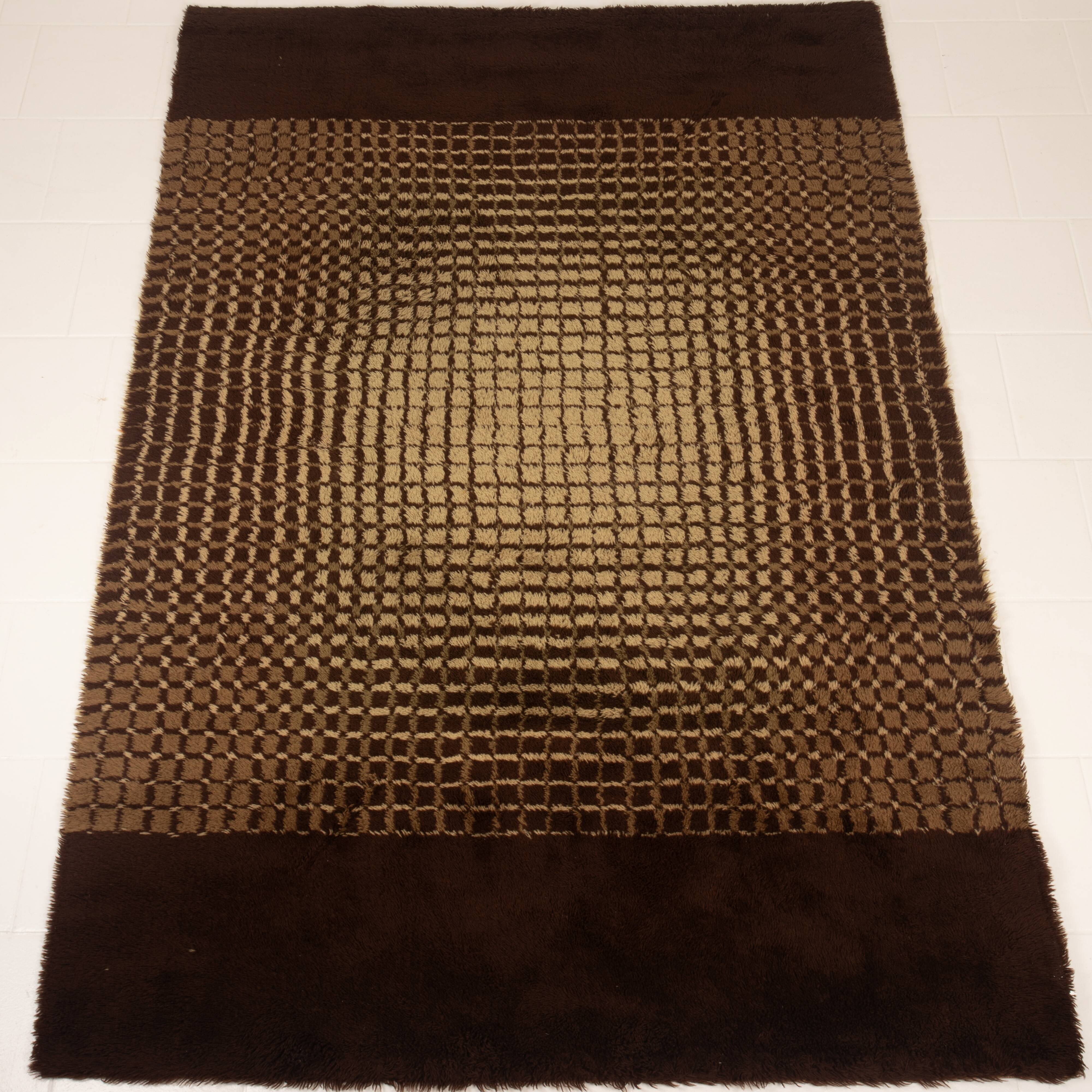 Rare Kyoto Rug by Gaetano Pesce for Expansion, 1969