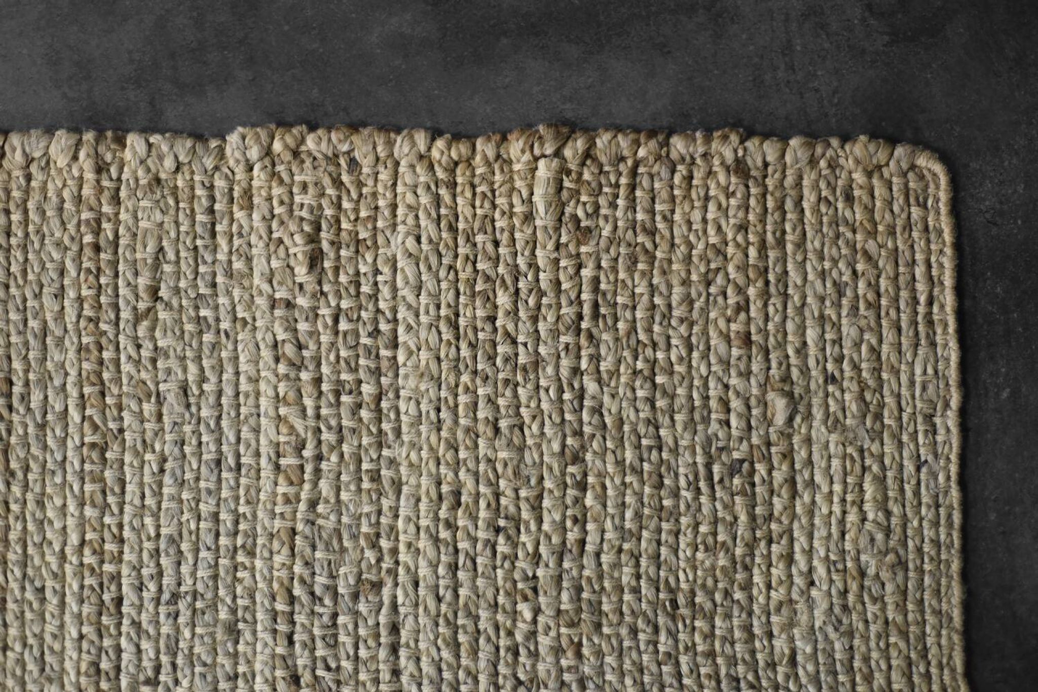 Tapis indien en jute tissé à plat, années 1970