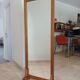 Miroir art-déco psyché sur roulettes