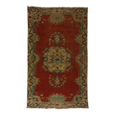Tapis vintage turc tissé à la main unique en son genre - charme vintage rustique 268x 172