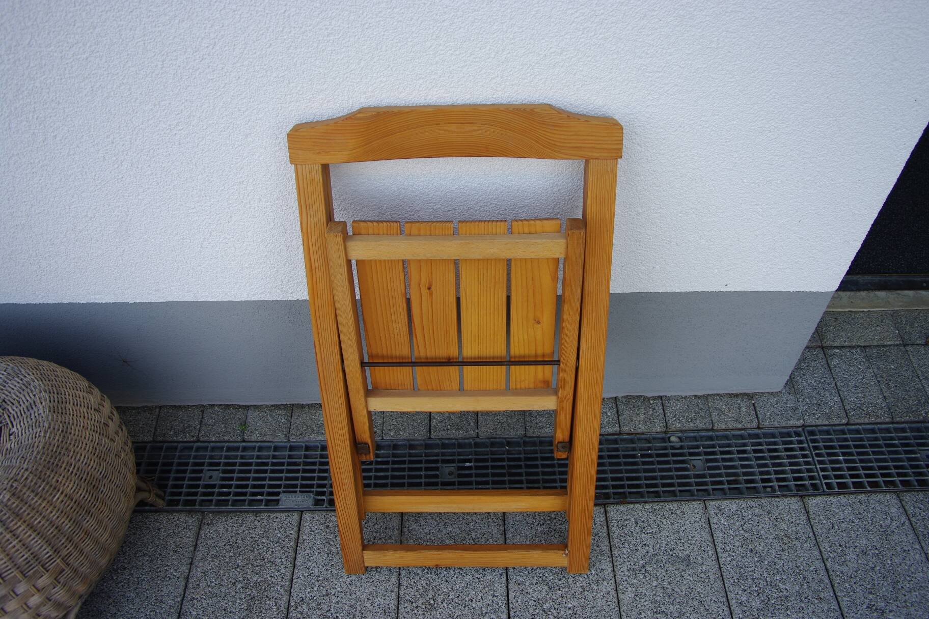 Vintage  pine folding chair