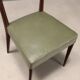 Vintage beech chairs, painted, faux leather, design, Italy, 1960s