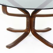 Table basse vintage Falcon par Sigurd Resell Norvège 1970