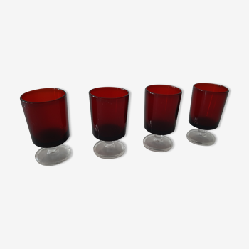 Set de 4 mini verres à pied Arcoroc Luminarc
