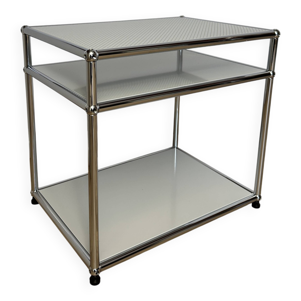 Table d’appoint USM Haller en Gris Clair | Selency