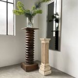 Wooden pedestal column 1900