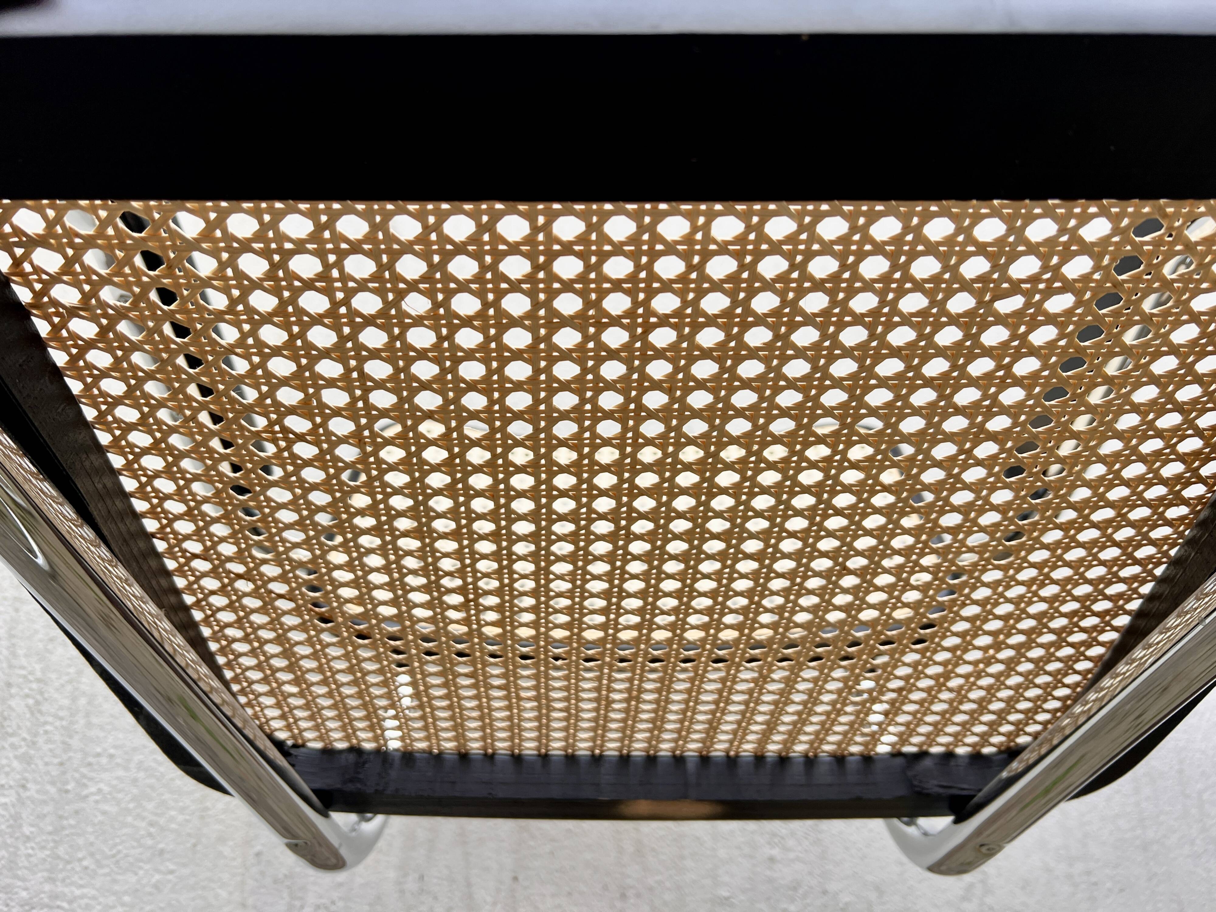 Set of 4 Marcel Breuer style armchair chairs