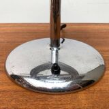 Art Deco table lamp in chrome and glass
