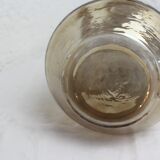 Golden glass vase "Palme"