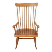 Rocking chair, rocking chair, vintage wooden.