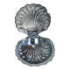 Silver Shell Butter Dish