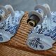 2 ceramic wall lights