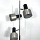 Marble and Metal three arms floor lamp Italy 1960s
