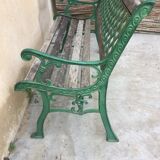 Cast iron garden bench