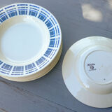 Assiette creuse faience Badonvillier