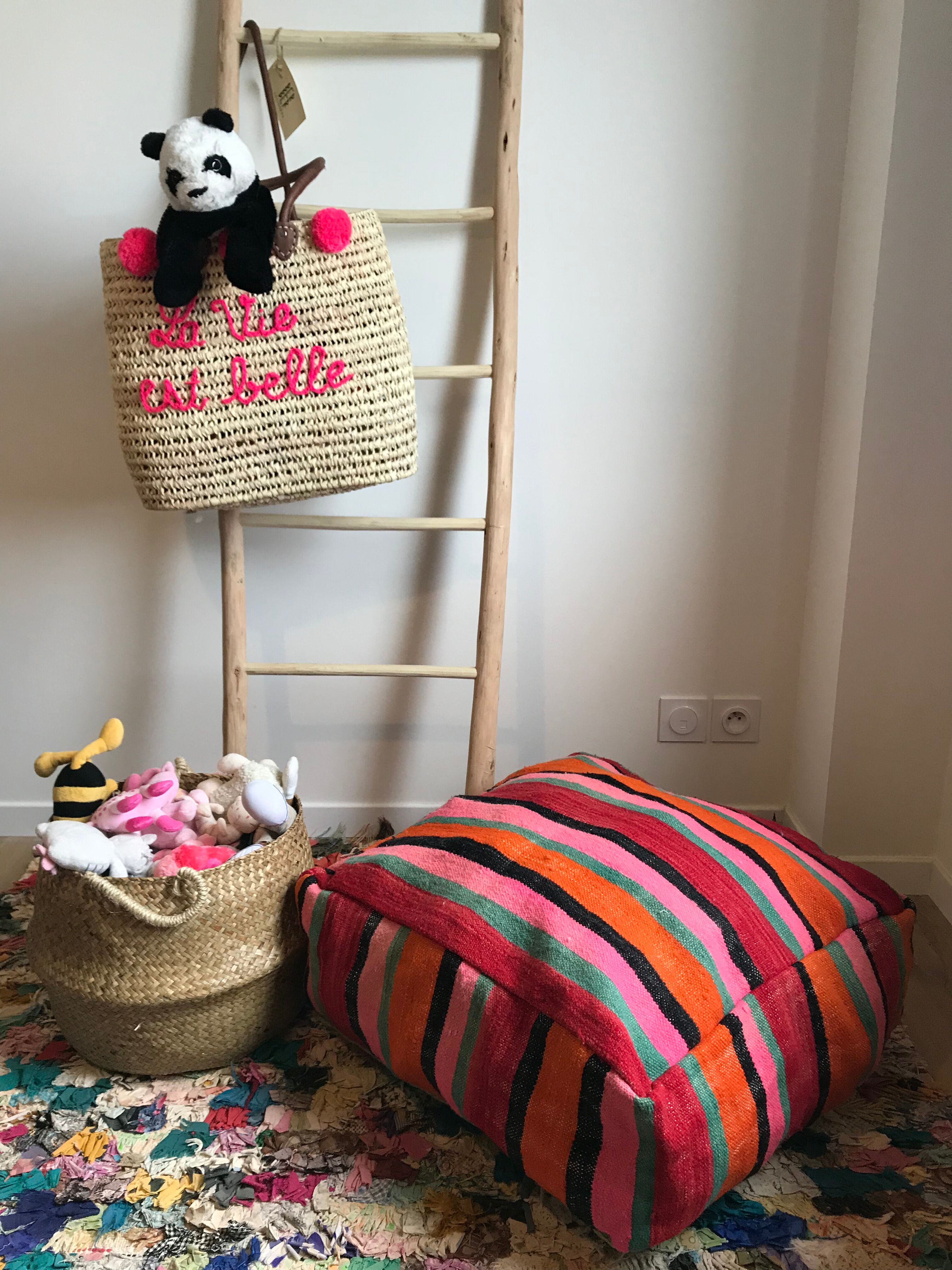 Ottoman berber bohemia 60 x 60cm