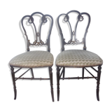 Set of 2 chairs wooden