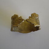 Six rounds of brass towel in their original box 1960  Art Deco