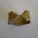 Six rounds of brass towel in their original box 1960  Art Deco