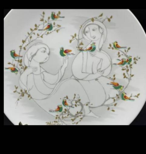 Bjorn Wiinblad plate for Rosenthal