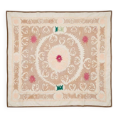 Vintage hand-embroidered tablecloth 128x153 cm