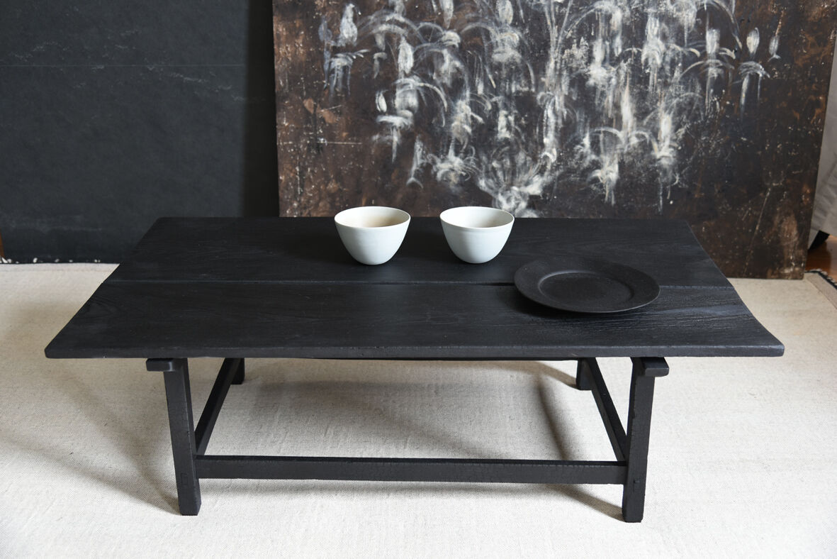 Table wood wood origin Japanese 14th century