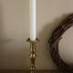 Brass torch candle holder
