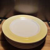 6 Dessert plates, Céranord
