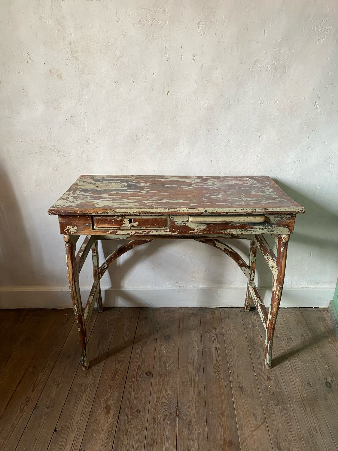 Antique patinated desk