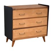 1960 compass foot chest of drawers