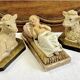 Altar angel statue 26.5 cm plaster santon church nativity scene