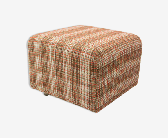Pouf rembourré, années 1980, Tchécoslovaquie