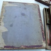 Boîte de jeu nain jaune atlas vintage 1920  avec pions