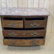 Regency commode in amaranth with an 18th-century marble top.