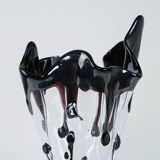 Murano glass vase, Italian design, 1960s, manufactured in Italy