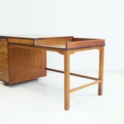Danish desk made of teak and oak.