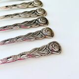 Set de 6 fourchettes à gâteau Hildesheim Rose plaqué argent