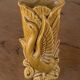 Japanese ceramic vase with swan decor
